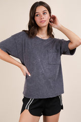 Lottie Tee - Charcoal