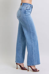 Judy Blue Vintage Washed Retro Wide Leg