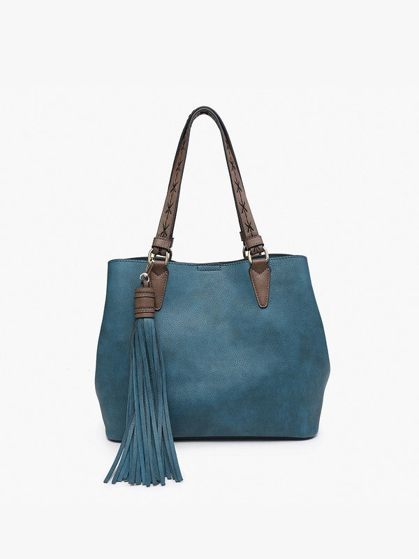 The Aliza Handbag - Peacock