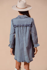 Henley Denim Dress