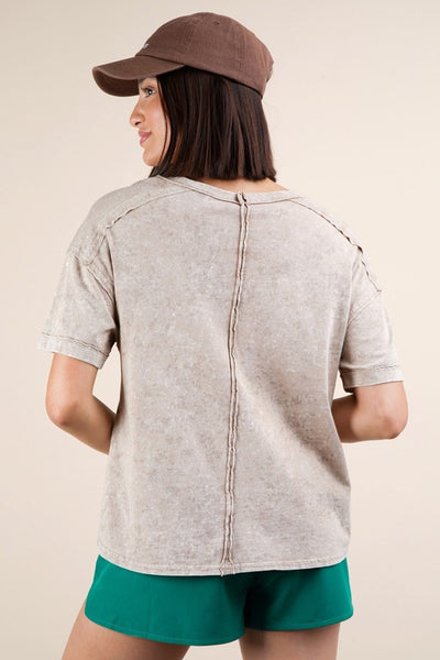 Lottie Tee - Taupe