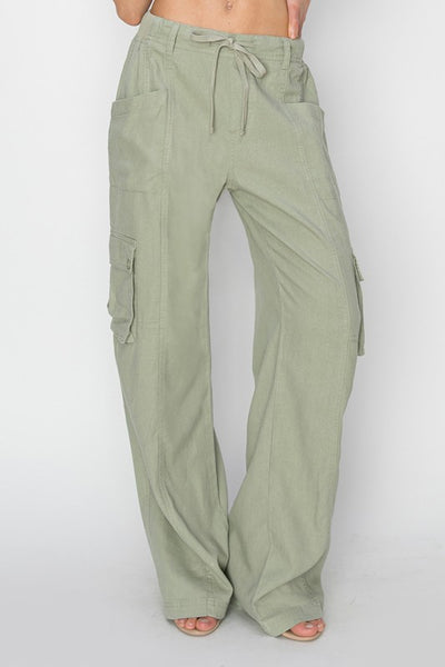 Wide Leg Cargo Pants