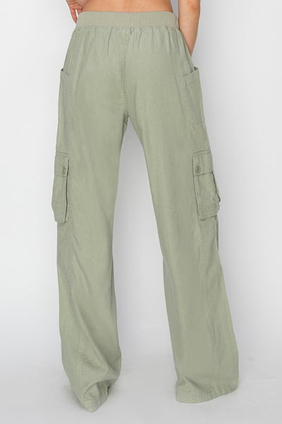 Wide Leg Cargo Pants