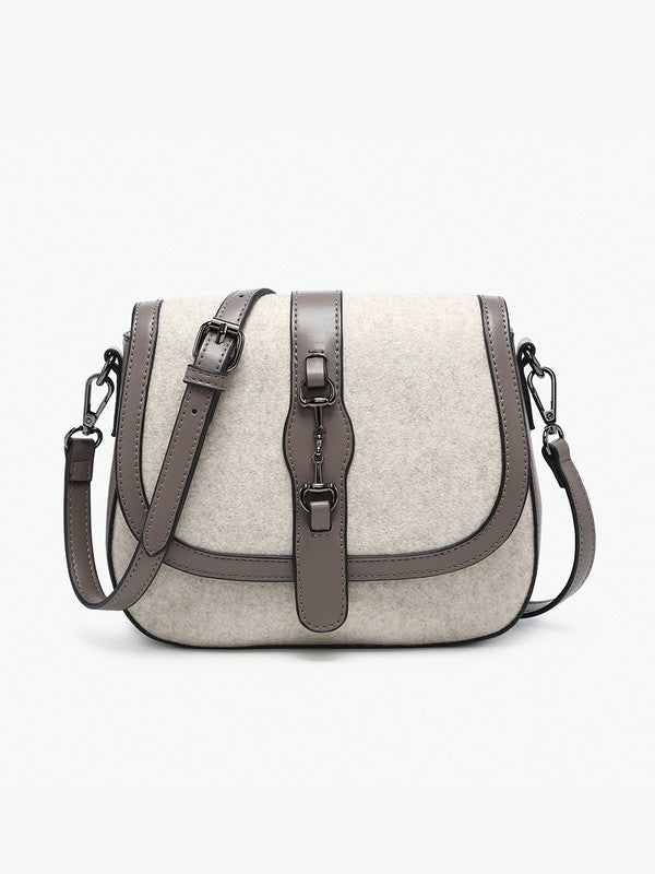 The Vanna Crossbody - Charcoal