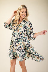 Shayla Floral Shirt Dress