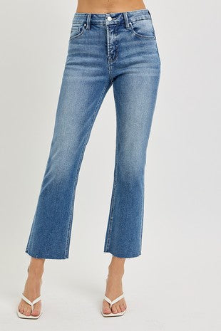 Risen Tummy Control Cropped Straight Jean