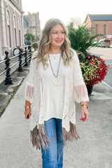 The Sabrina Fringed Vest