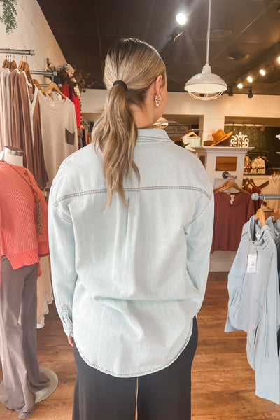 Relaxed Fit Denim Shirt