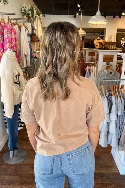 Lottie Tee - Taupe