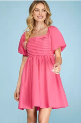 Abigail Puffed Sleeve Dress