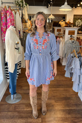 Clare Embroidered Dress