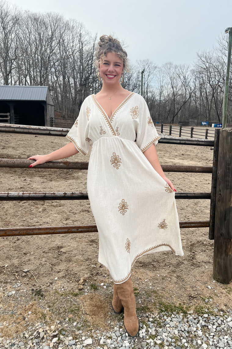 Linen Dulce Maxi Dress