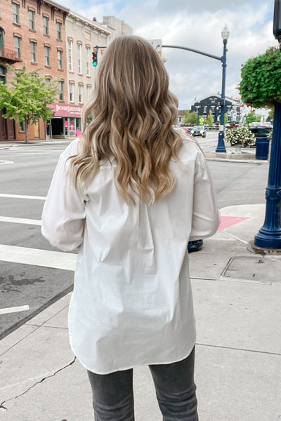 The Hailey Oversized Button Down Shirt