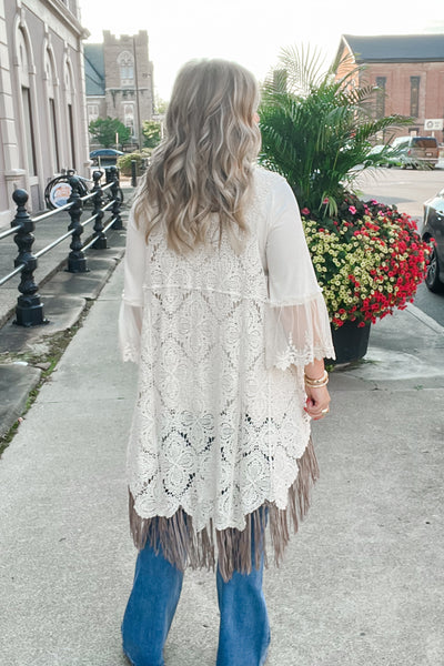 The Sabrina Fringed Vest