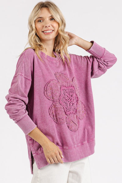 Flower Patch Pullover