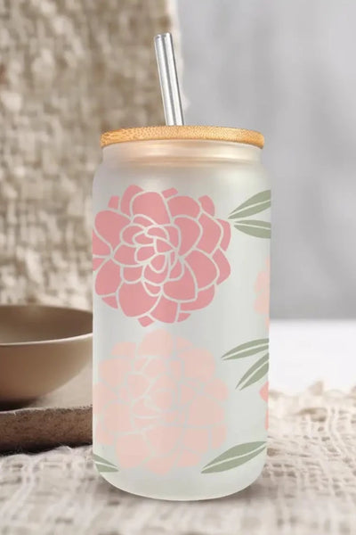 16 oz Peony Tumbler