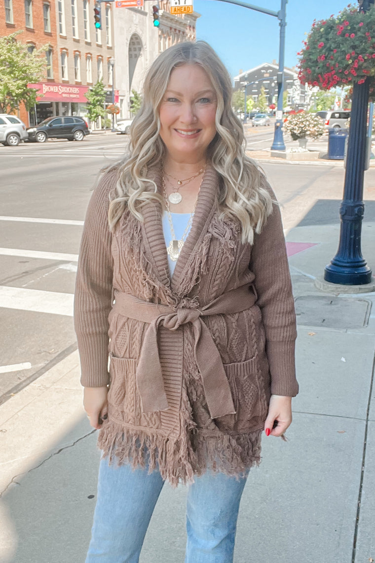 The Kiann Fringed Cardigan