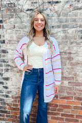 The Ada Striped Cardigan