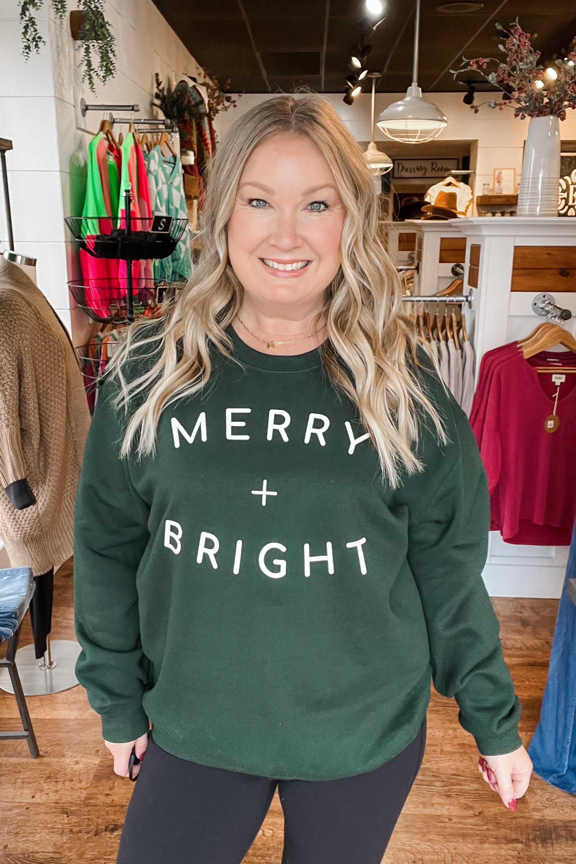 Merry And Bright Sweatshirt