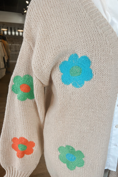 The Lea Flower Cardigan